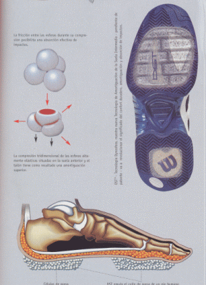detalle de zapatillas de tenis